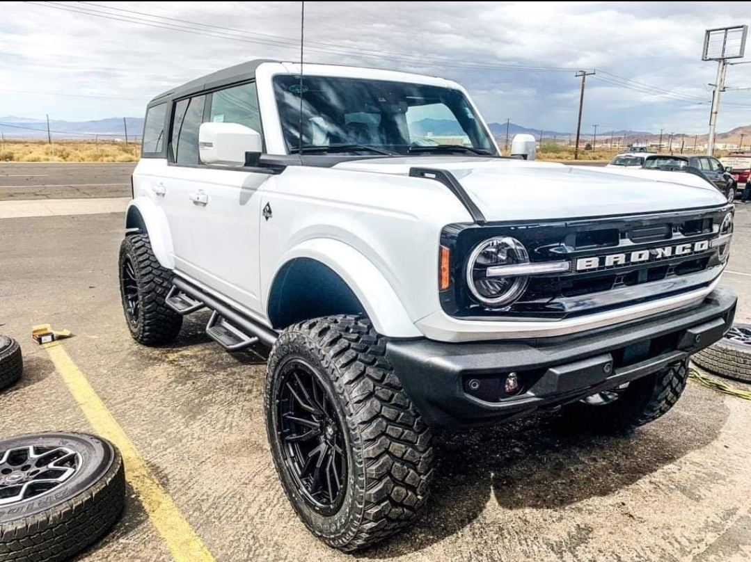 side of white offroad suv